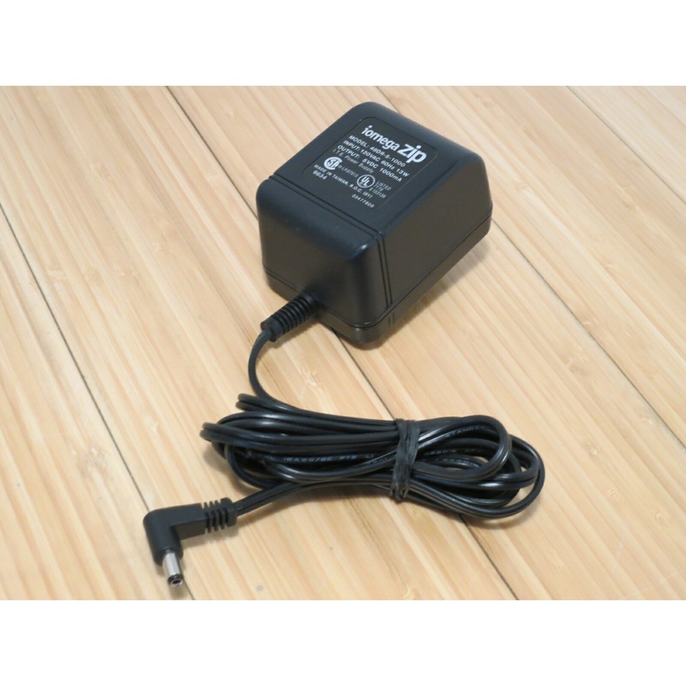 Genuine IOMEGA ZIP DRIVE AC Adapter 13W Model: 48DR-5-1000 5VDC‎ 1000mA